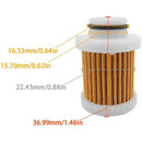 10PCS 6D8-WS24A-00 40-115Hp 30-115 Hp 4-Stroke Fuel Filter For Yamaha F50-F115 Outboard Engine Filter 6D8-24563-00-00