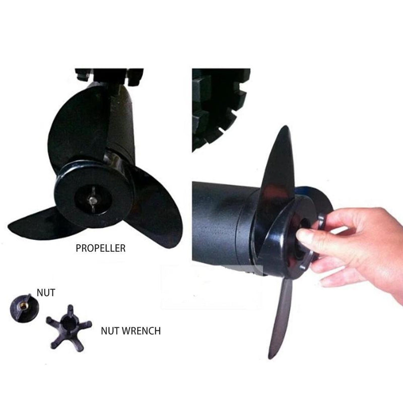 Boat Propellers Electric Outboard Motor Prop for ET44L ET54L D65L Trolling Motors Mount Accessories/Boat 3-Blades