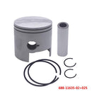 688-11635 Piston Kit And 688-11604 Piston Ring +025 For Yamaha Outboard Parts 2T 75HP 85HP 90HP Parsun T85 Oversize