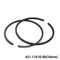 6J1-11610 Piston Ring Set STD For Yamaha Outboard Motor 5HP Seapro 2T Diameter 54mm 6J1-11610-00