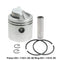 6G1-11631 & 6G1-11610 Piston with Ring STD Kit For Yamaha Outboard Motor 2T 6HP 8HP; 6G1-11631-00-98 ;6G1-11610-00 Dia.:50mm