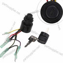 87-17009A5 Boat Ignition Key Switch Assembly Fit for Mercury Outboard Control Box Motor 3 Position Off-Run-Start Replace mp51090, mp41070-2