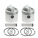 6G1-11631 & 6G1-11610 Piston with Ring STD Kit For Yamaha Outboard Motor 2T 6HP 8HP; 6G1-11631-00-98 ;6G1-11610-00 Dia.:50mm