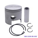 688-11636 Piston Kit 688-11605 Piston Ring +050 For Yamaha Outboard Motor 2T 75HP 85HP 90HP Parsun T85 Oversize 050