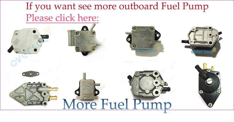 6E5-24410 Fuel Pump For Yamaha Outboard Motor 2T 115HP to 300HP LZ V4 V6  6E5-24410-10 8mm Fuel Connector 6E5-24410-00