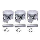 3B7-00001 Piston STD For Tohatsu Outboard Motor 2T 80A-90A  3B7-00001-2,Piston Ring 3MR-87123-0