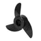 Boat 3-Blade Propellers Electric Outboard Trolling Motor Prop and Mount Nut Marine Dinghy Outboard Propeller Replacement