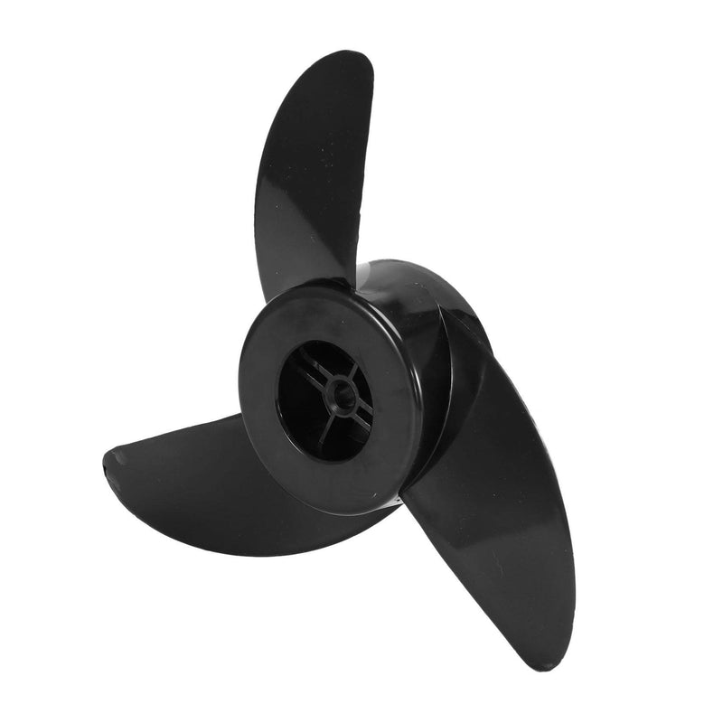 Boat 3-Blade Propellers Electric Outboard Trolling Motor Prop and Mount Nut Marine Dinghy Outboard Propeller Replacement