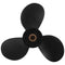 Outboard Propeller 6E0-45941-01-El 7 1/2X8-Ba For Yamaha 4Hp-6Hp Plastic Alloy 3 Blade Black 9 Spline Tooth